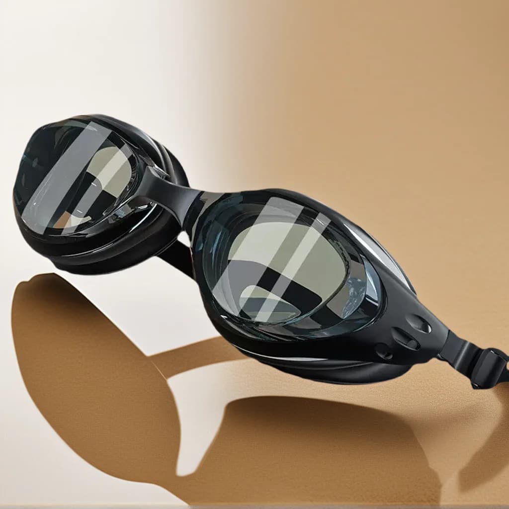 Lunettes de natation anti-buée ajustables pour adultes et adolescents - Design étanche confortable piscine mer