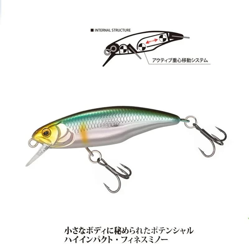 Leurre minnow coulant japonais 52mm 4.5g - jerkbait professionnel pour bar, brochet et carnassiers