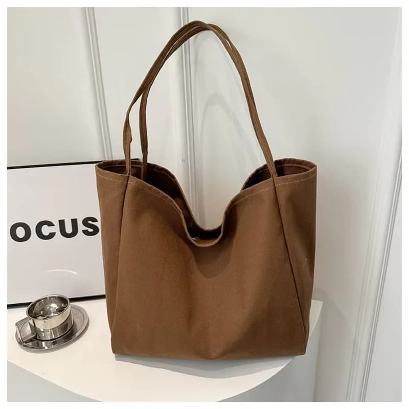 Sac tote éco-responsable HOMEFISH - Grand format réutilisable pour courses et voyages quotidiens