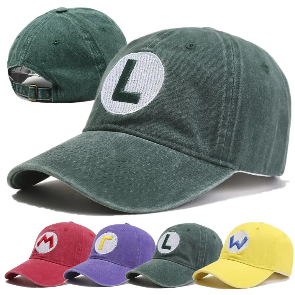 Casquette baseball unisexe coton lavé brodée - Chapeau ajustable streetwear et sport outdoor