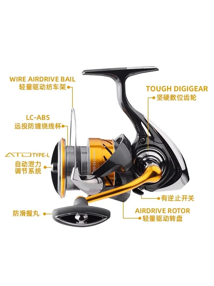 Moulinet DAIWA REVROS CS LT 24 roulements - Frein 5-12KG ratio bas pour pêche mer