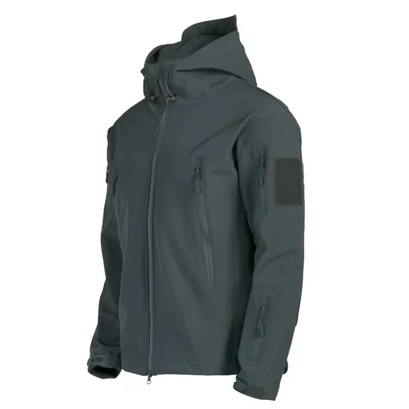 Veste militaire Shark Skin soft shell imperméable pour pêche en mer et activités nautiques tactiques