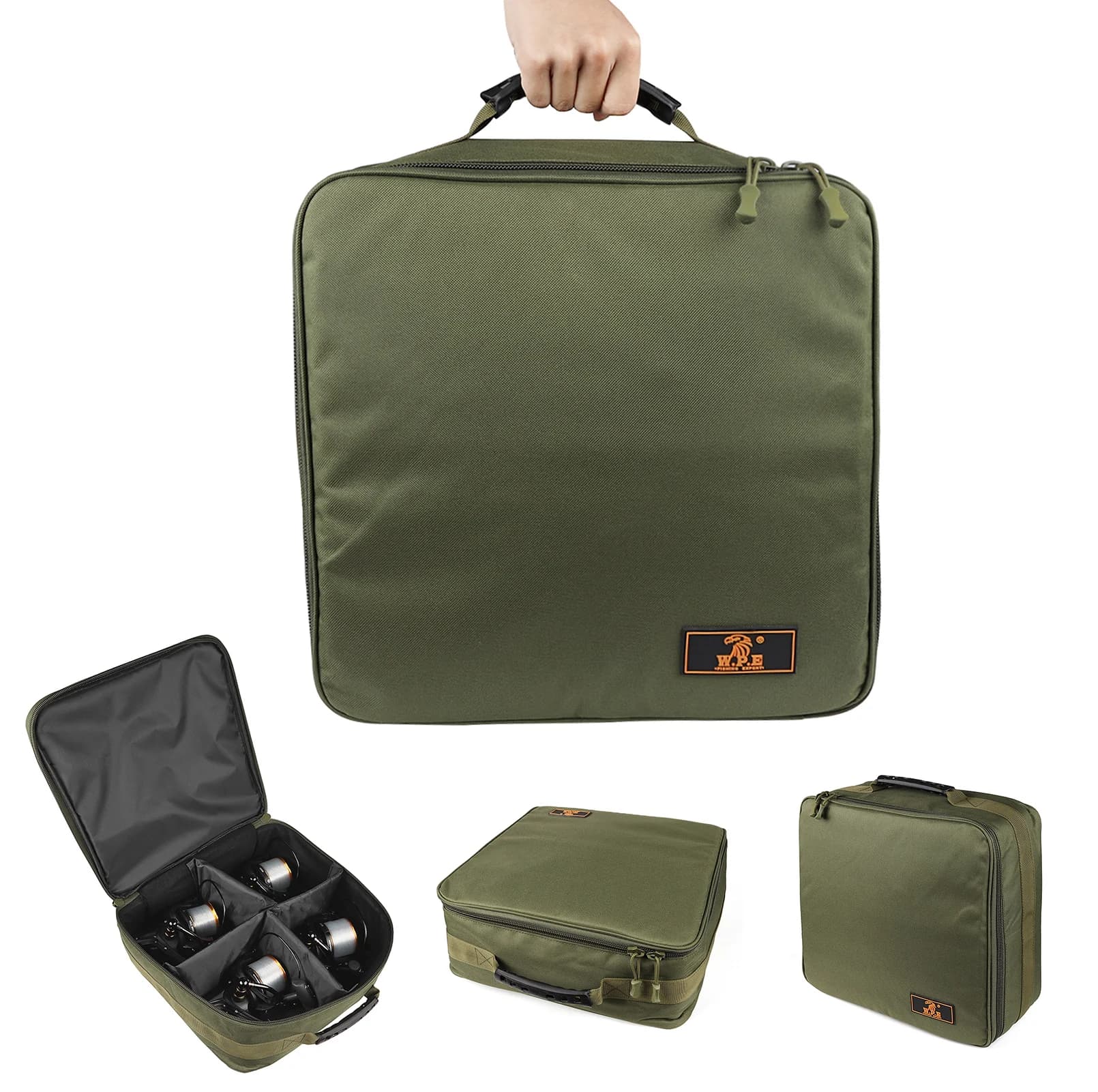 Étui de rangement pour moulinets spinning série 500-10000 avec sac de transport et accessoires de pêche