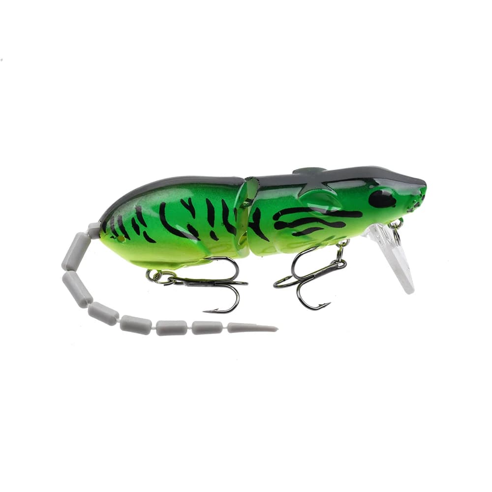 Leurre souris flottant 15,5g pour pêche du brochet et du black bass, appât artificiel rongeur
