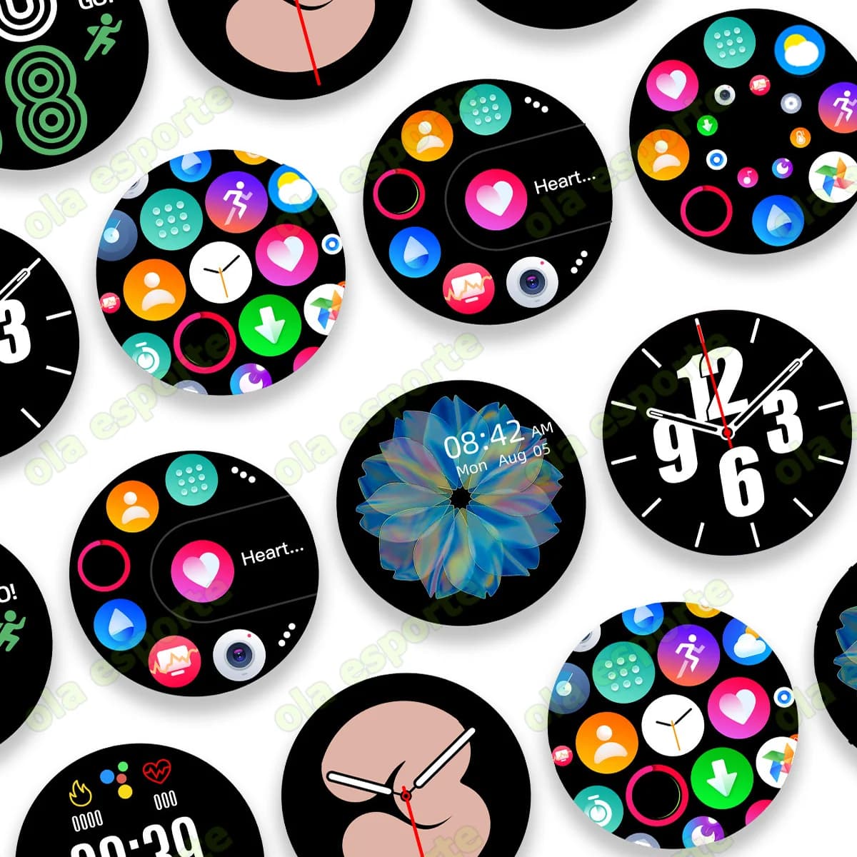 Smartwatch femme 2026 suivi santé 6 indicateurs étanche assistant vocal appels Bluetooth sport