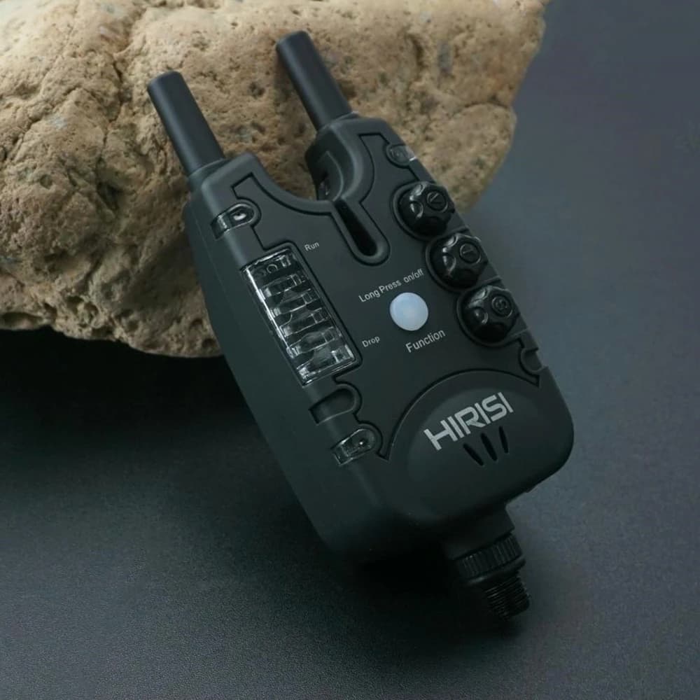 Hirisi B150 Alarme de Touche Carpe LED - Volume, Ton et Sensibilité Réglables pour Pêche Nocturne