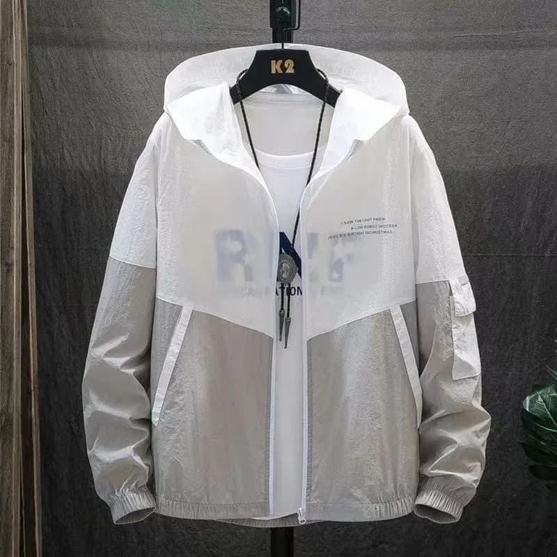 Veste d'été imperméable avec capuche - Protection solaire homme femme - Vêtements pêche chasse