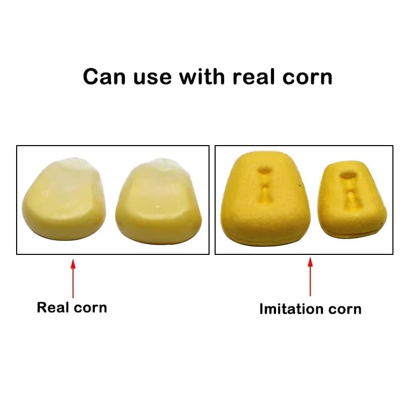 30 maïs artificiels pour carpe - Imitations tailles S/L pour hair rig et méthode feeder