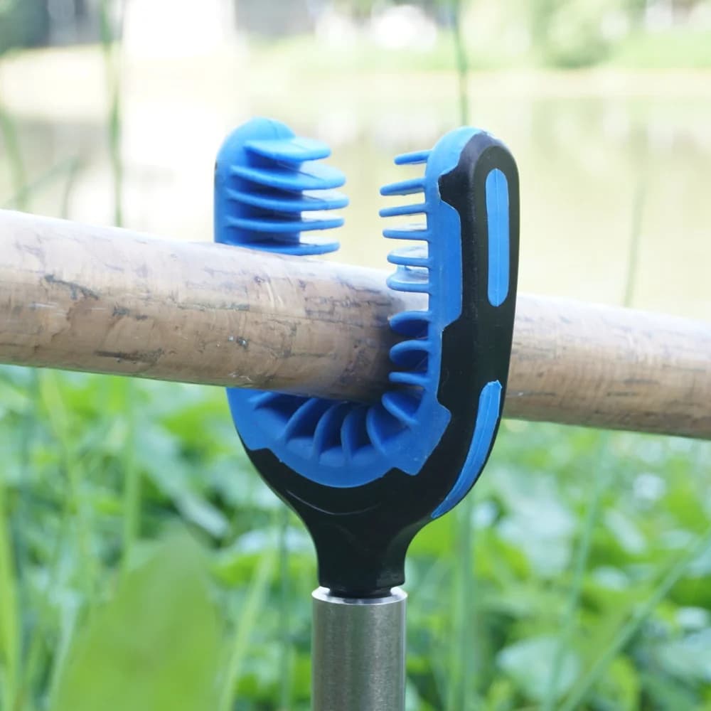 Support canne réglable Hirisi pour buzz bar et alarme - porte canne pêche carpe accessoire fixation