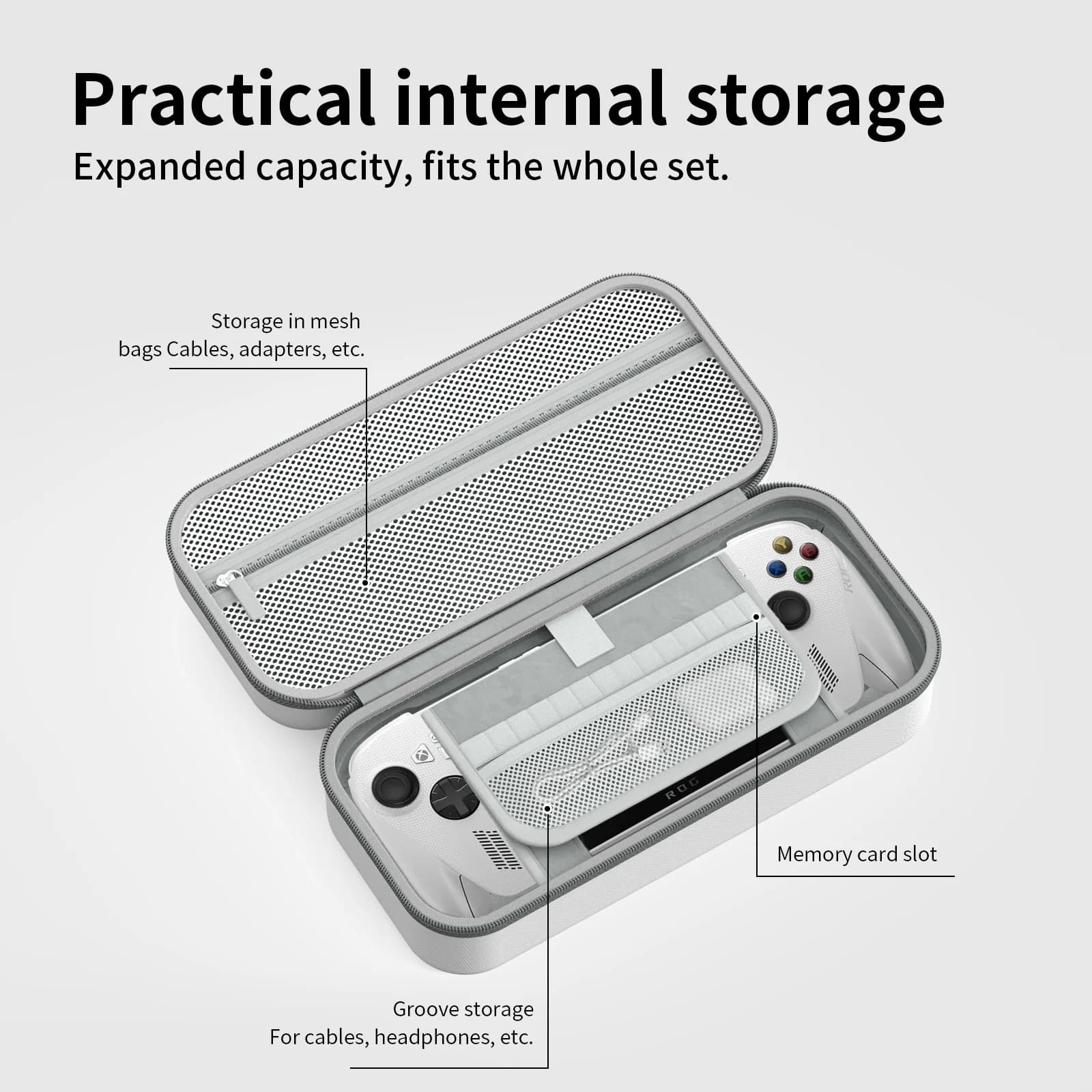 Étui de voyage ROG Ally X 2025 - Coque EVA rigide protection console accessoires portable