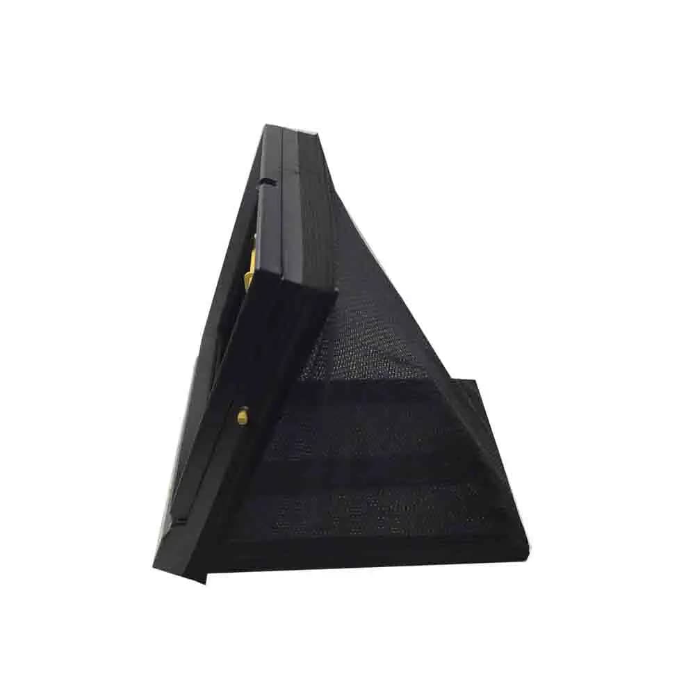 Cible polyvalente maille pour fronde boue pellets avec base jaune pliable portable entraînement tir