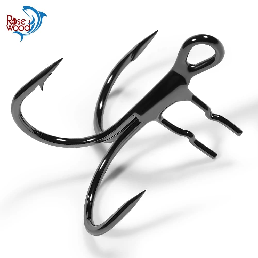 Hameçons triple T-Trebles à pointes porte-appâts pour leurres souples et swimbaits pêche