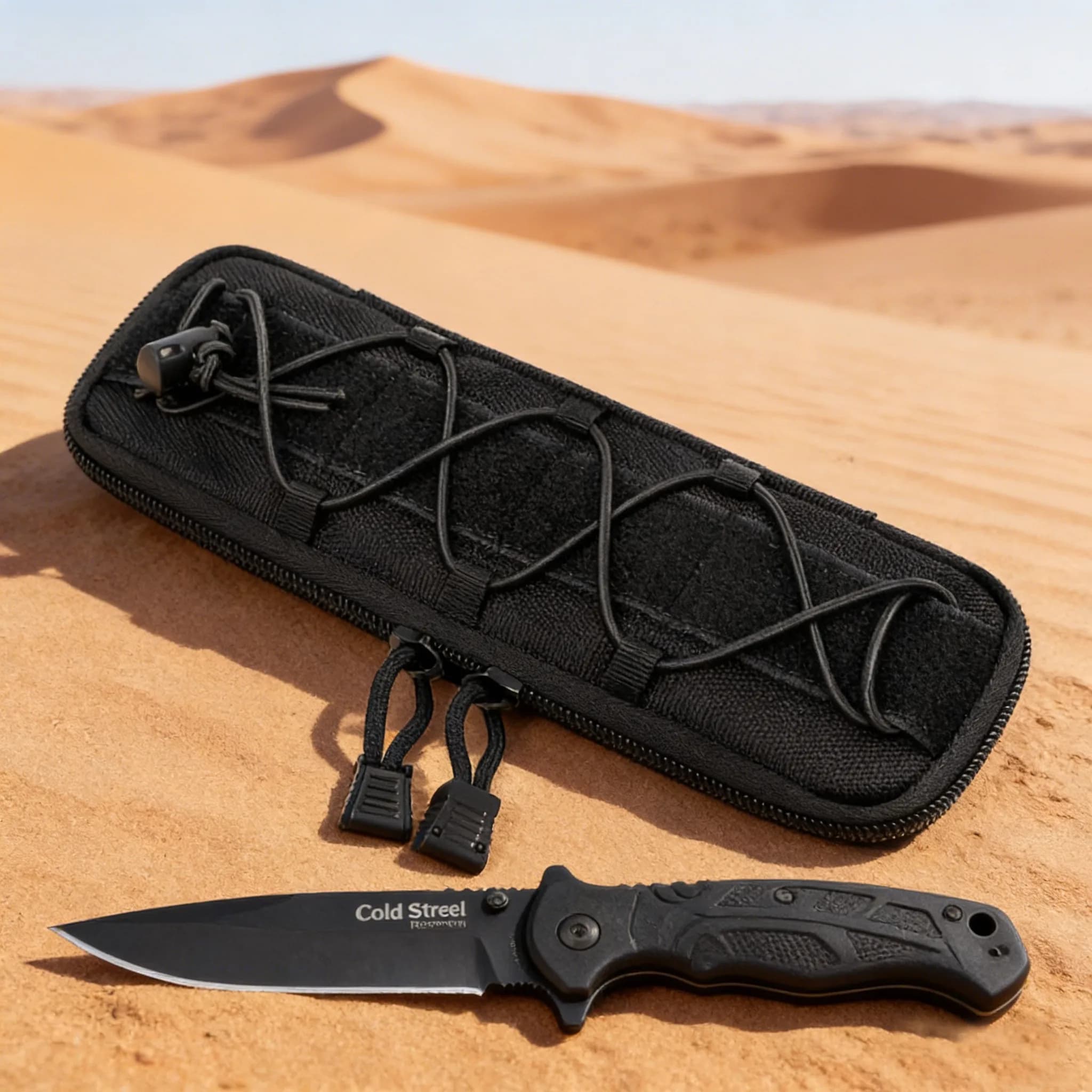 Pochette Molle pour couteau et outils EDC - Holster tactique pour équipement de pêche