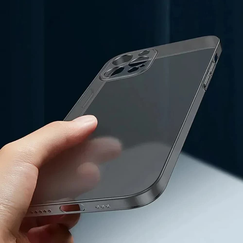 Coque iPhone ultra fine 0.3mm transparente mate PP rigide pour iPhone 17 Air 17PRO 16 15 14 13 12 11 Pro Max