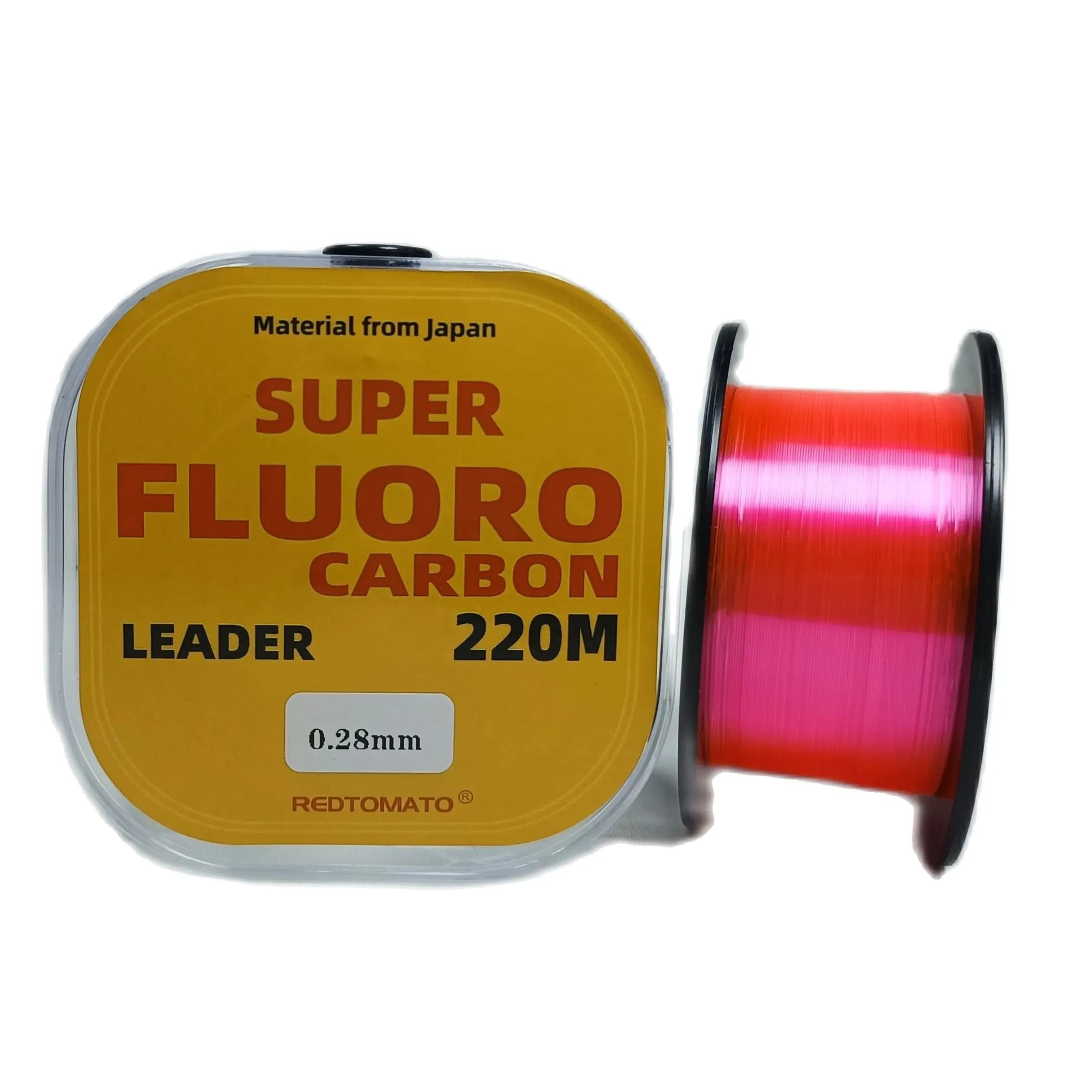 Ligne de pêche fluorocarbone Japan 220M - Fil leader carbone invisible pour pêche à la mouche