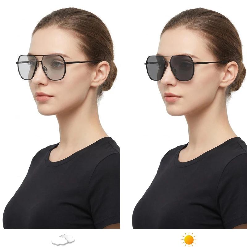 Lunettes photochromiques métal luxe polarisées - Technologie caméléon conduite pêche UV400