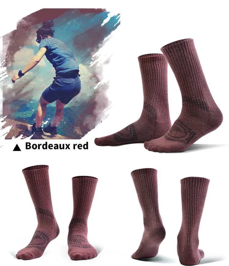 Chaussettes randonnée respirantes homme femme été automne trekking pêche sans couture