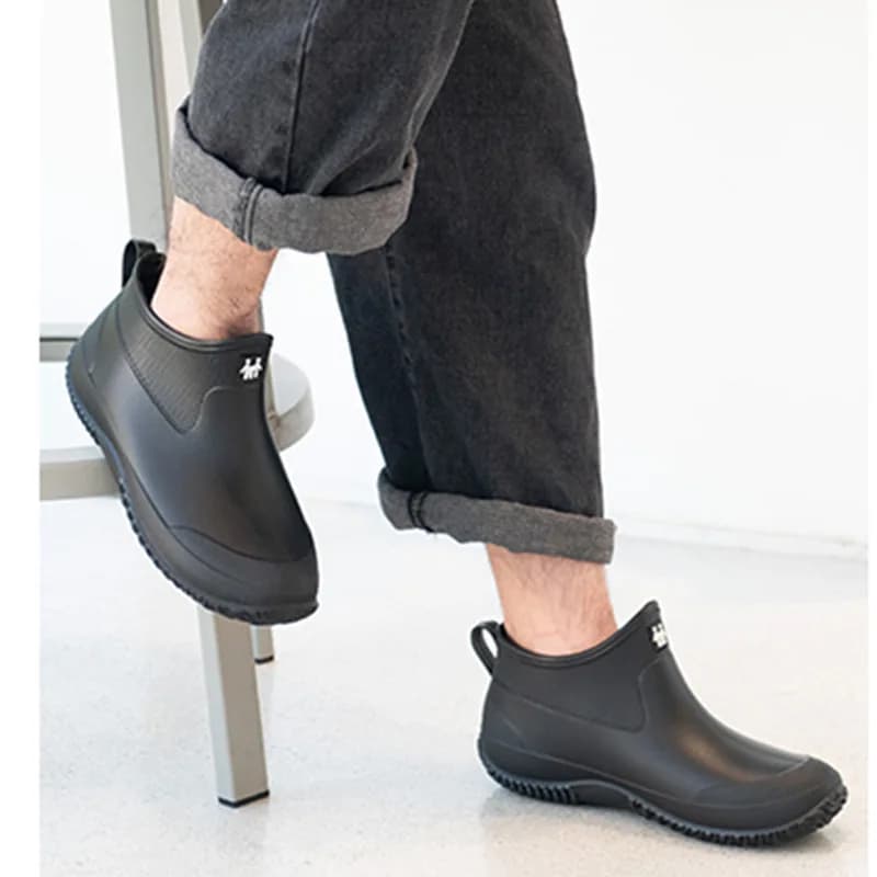 Bottes de pluie couple légères antidérapantes pour pêche et cuisine PVC basse