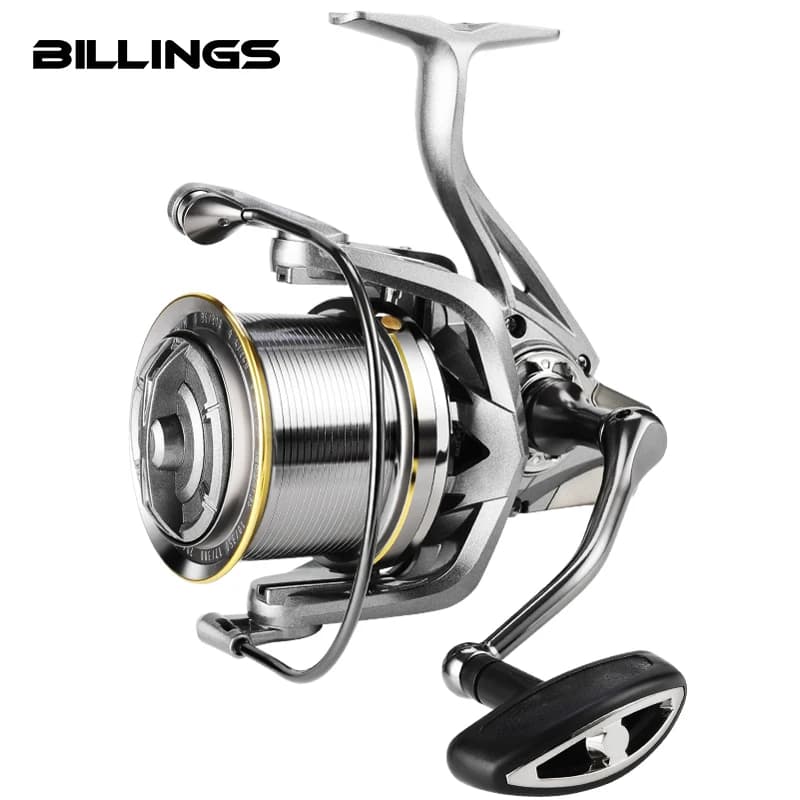 Moulinet Spinning Puissant BILLINGS NGK Acier Inox - Série 8000-14000 Drag 20KG Eau Douce Mer