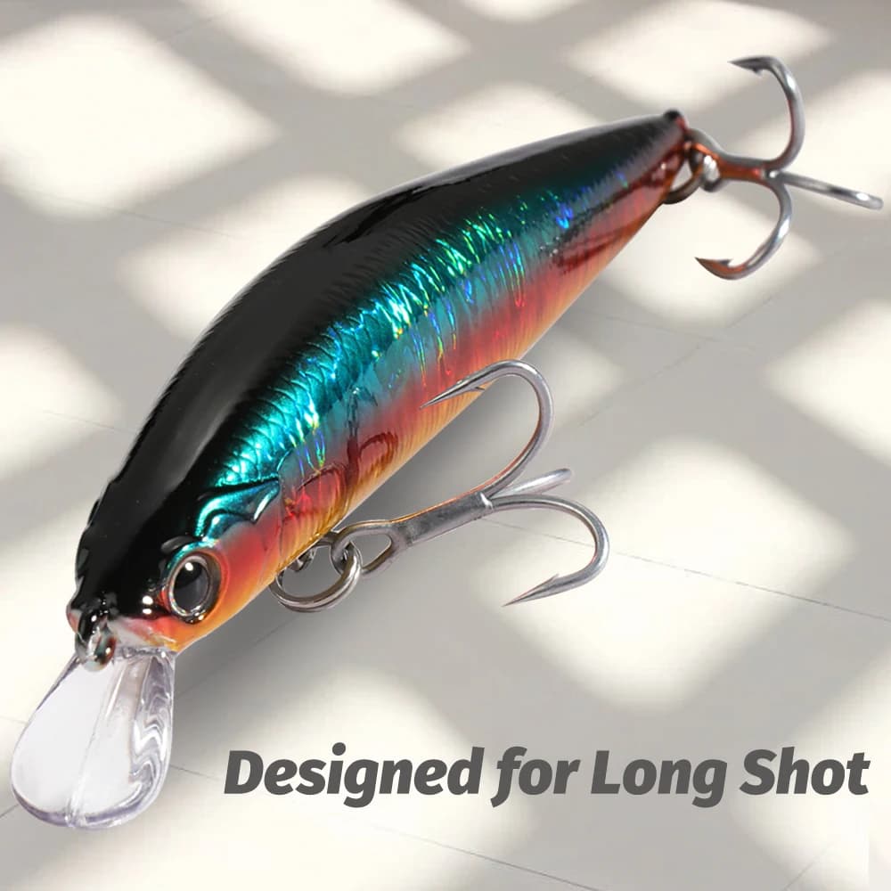Leurre suspending minnow 10g-13g magnetic boost - Jerkbait carp popper pour pêche mer et rivière