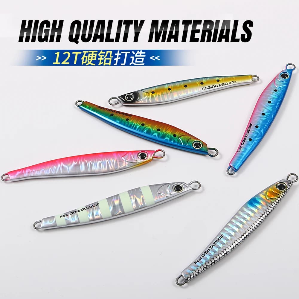 Jig Jugulo 15g à 60g - Jig de casting métal pour pêche du bord et pêche en mer leurre jigging
