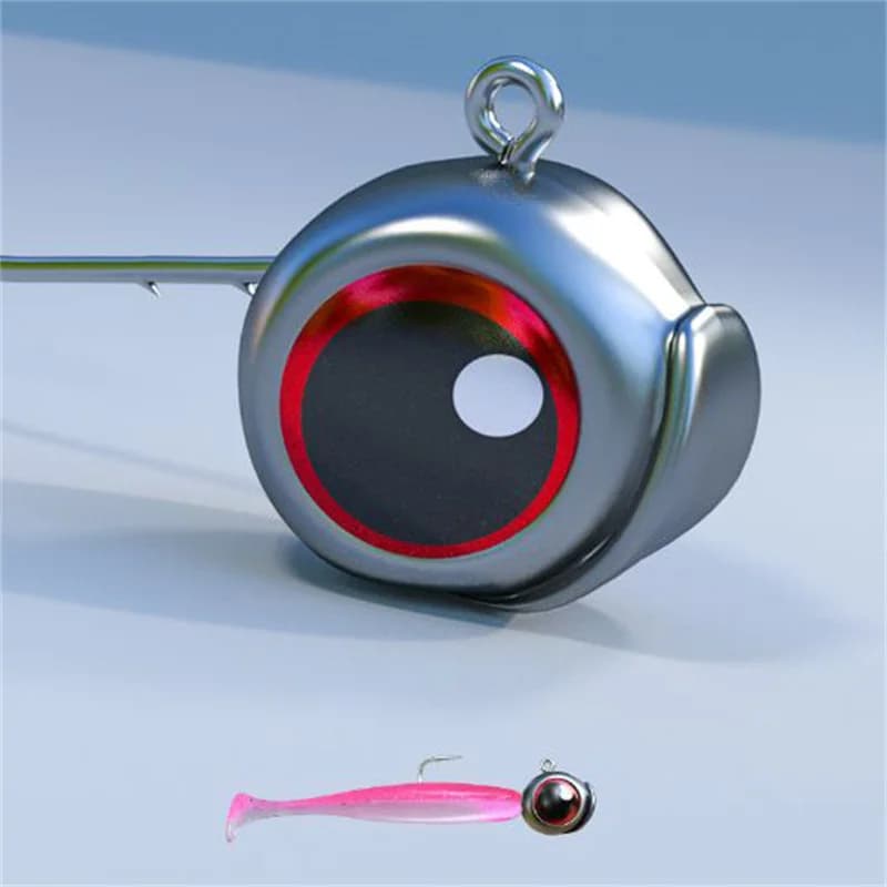 Têtes plombées jig head fishing avec hameçon Mustad pour pêche aux leurres souples et soft worms