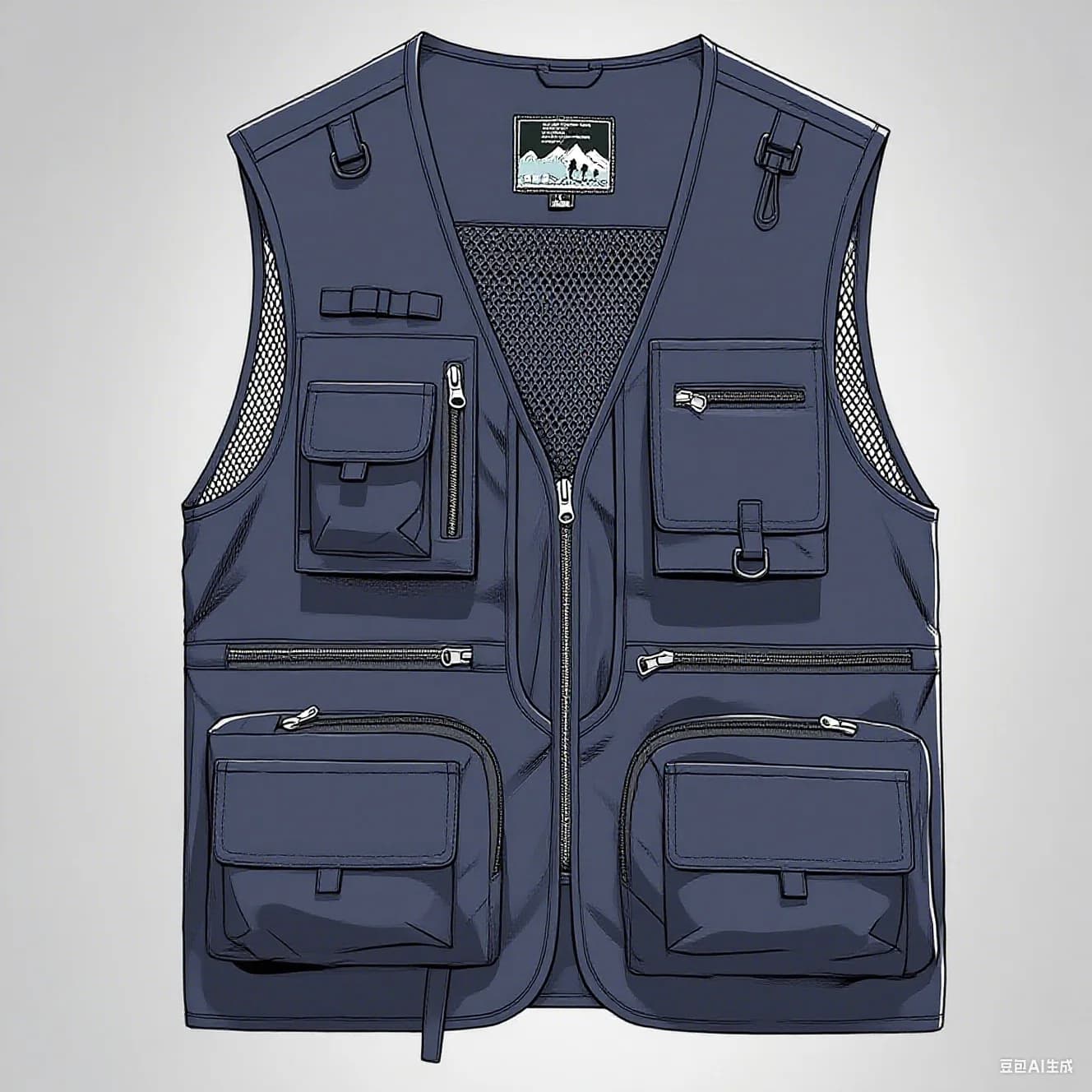 Débardeur homme été 2025 5XL avec poches, veste sans manches mesh pour travail et loisirs en extérieur