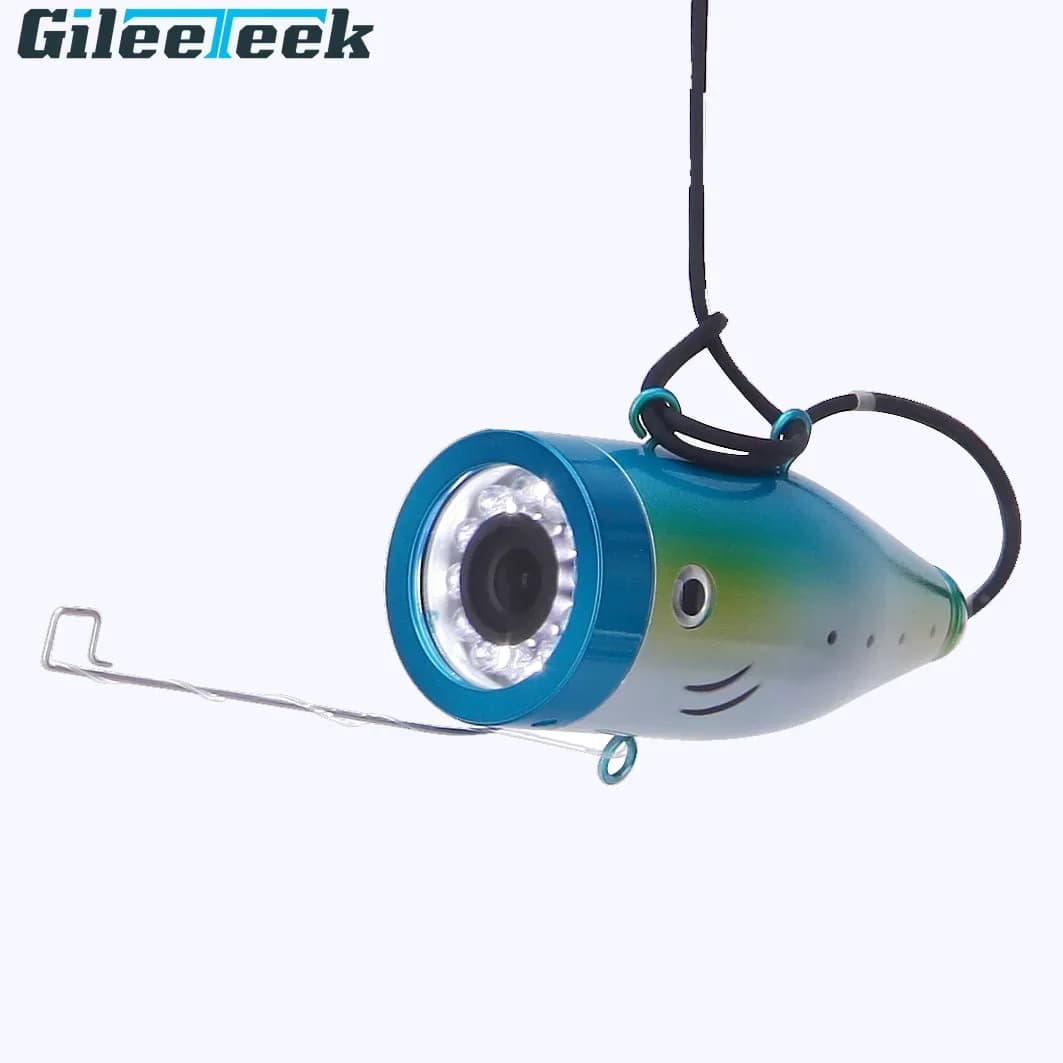 Caméra vidéo sous-marine F01S 12 LED IR étanche - Sondeur avec câble 15/30/50m pour pêche professionnelle