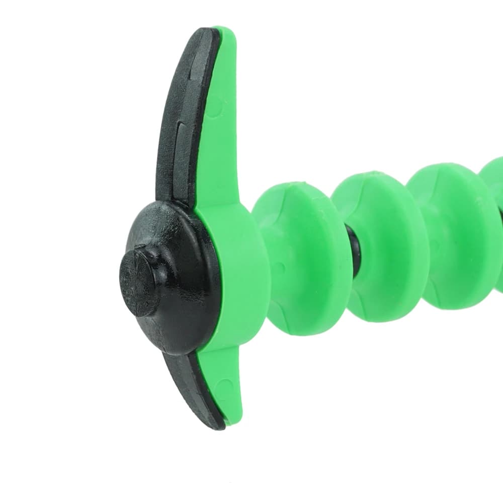 Support tête canne à pêche carp fishing Hirisi : repose-canne plastique pour barres de buzz et accessoires