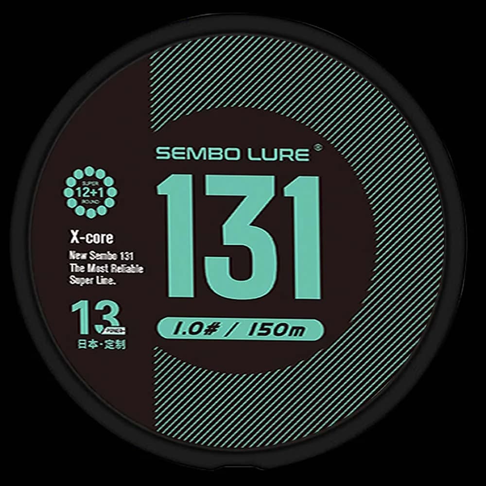 Ligne pêche SEMBO 131 PE tressée super forte - multifilament japonais carpe black bass
