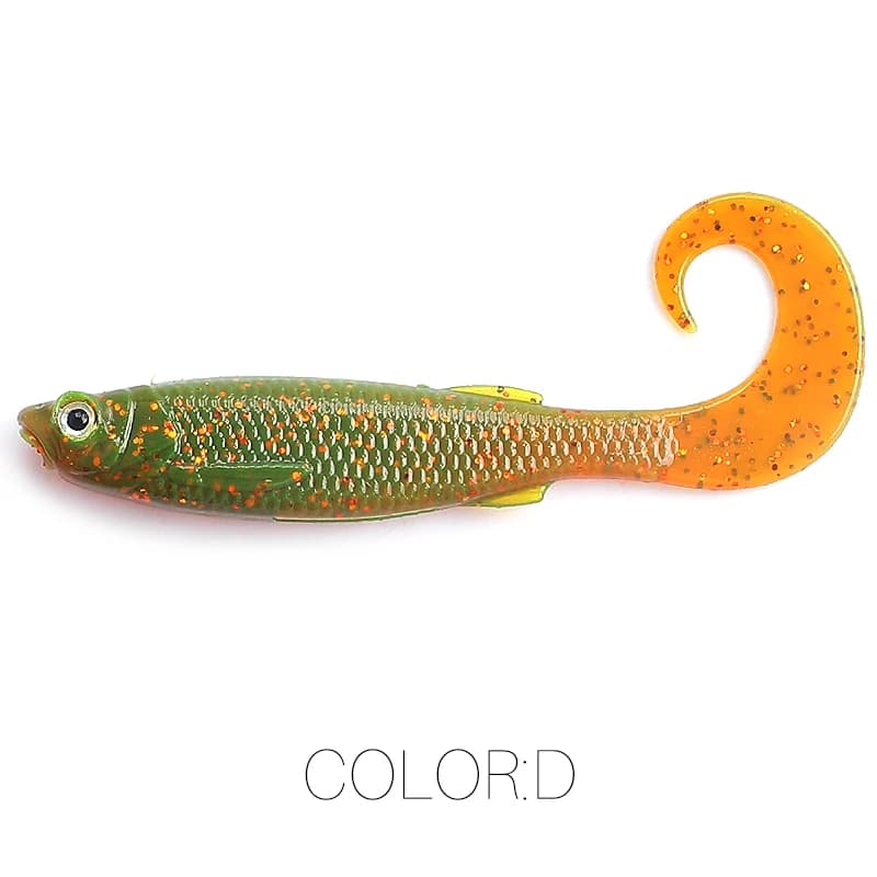 Leurre souple Supercontinent Swimbait Shad 5cm 6.5cm 2023 - Appât T Tail avec yeux 3D pour brochet sandre