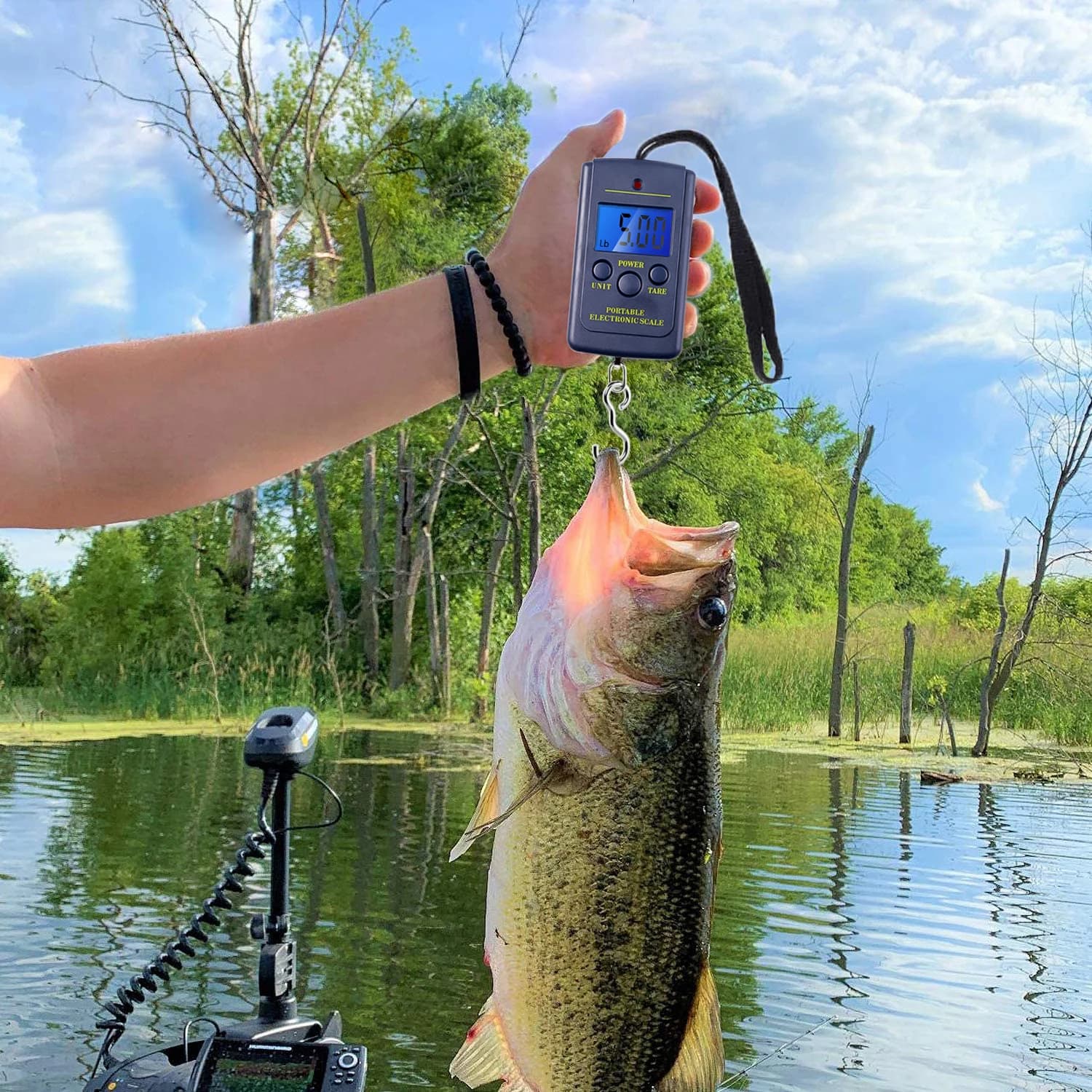 40kg/10g Mini Pocket scale Electronic Portable Digital Weight Fish Hook Luggage 