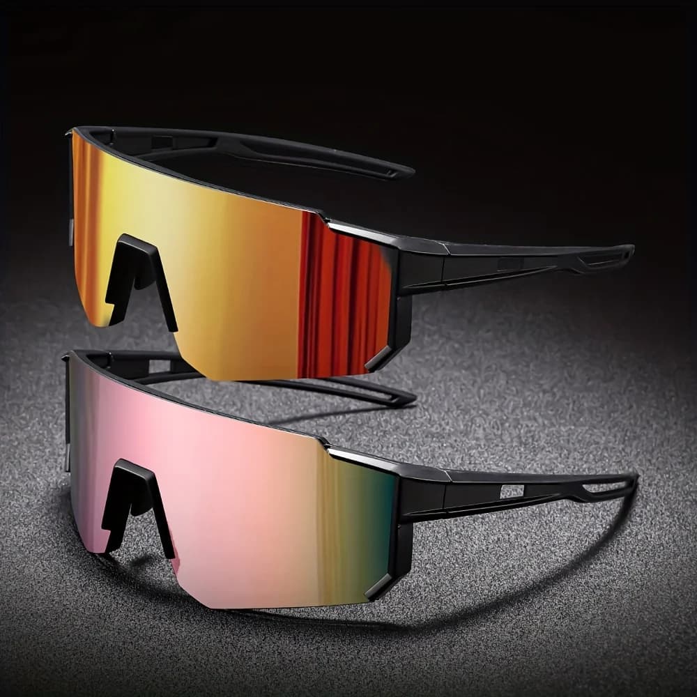 Lunettes cyclisme surdimensionnées polarisées anti-vent vélo route pêche sportive hommes