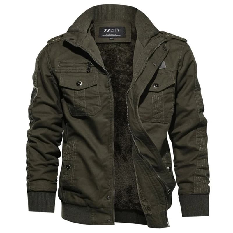 Veste tactique homme automne hiver 2024 - Polaire multiples poches coupe-vent pour travail et extérieur