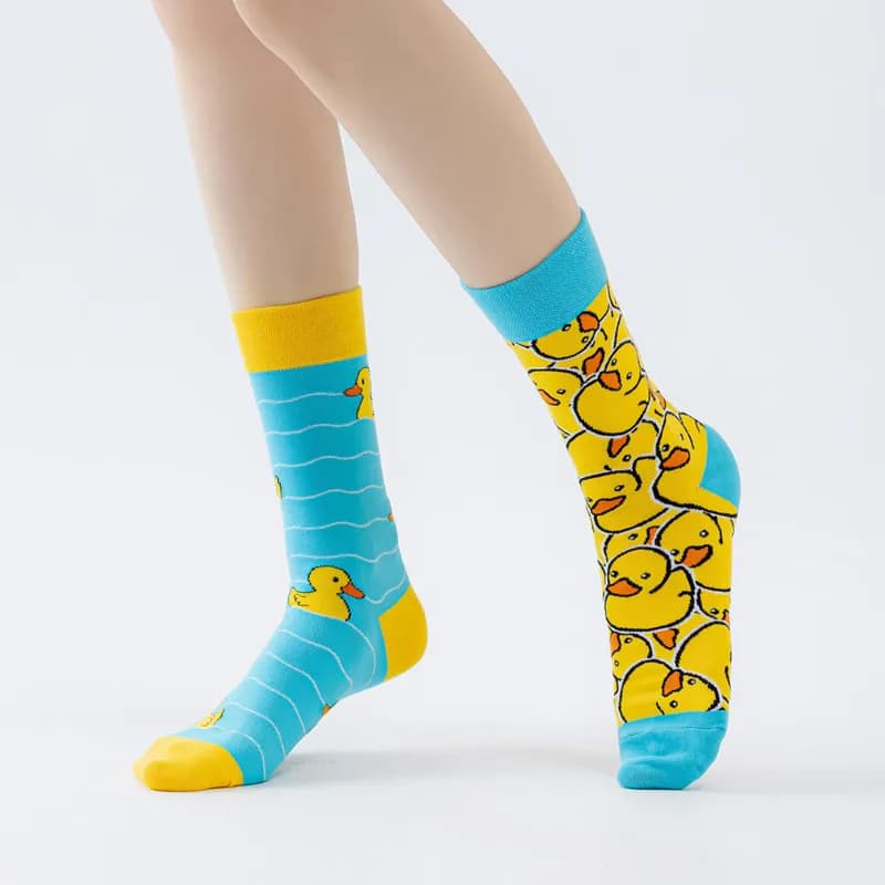 Chaussettes unisex originales motifs animaux AB Tide - cadeau anniversaire coloré chat chien koala vache