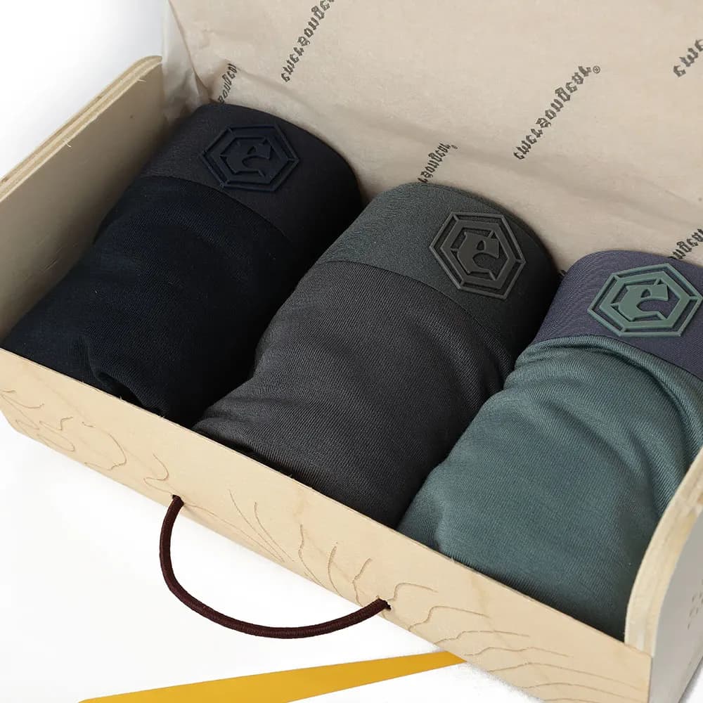 Sous-vêtements tactiques micro-modal 3 pièces - Confort optimal pour pêche longue durée