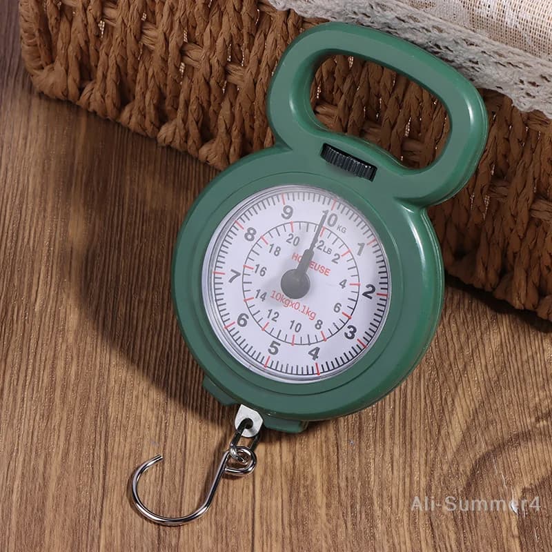 Mini Pointers Hook Spring Hanging Scale Portable Fishing Scale 10kg Capacity Foo