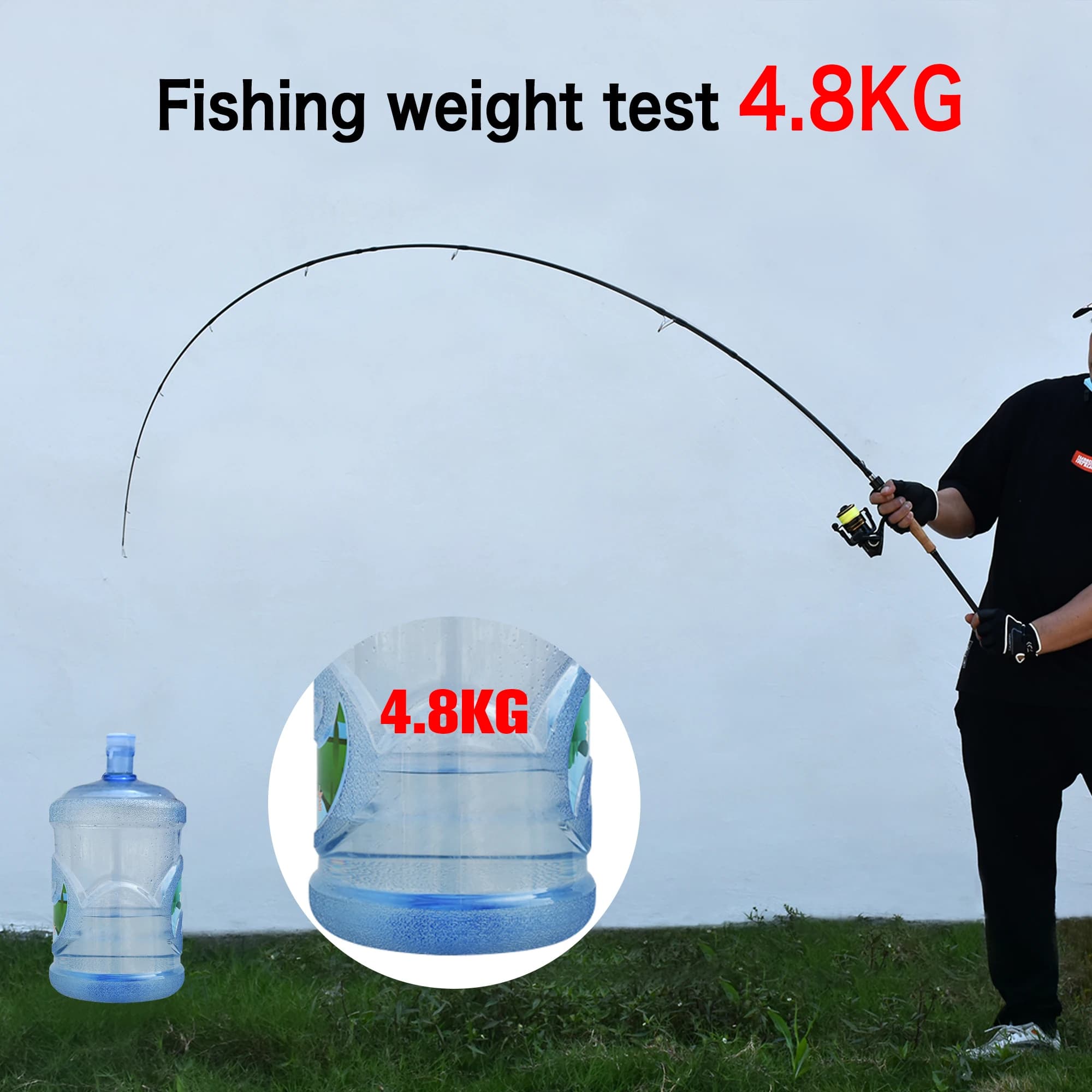 Canne spinning BIUTIFU Fuji T800 carbone 1.98-3.3m ML à H leurres 5-80g - canne casting rapide pêche