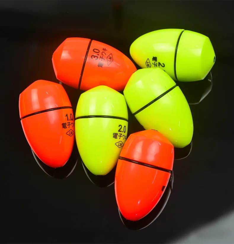 Flotteur électronique lumineux pour la pêche aux leurres de nuit avec détection de vague et éclairage LED