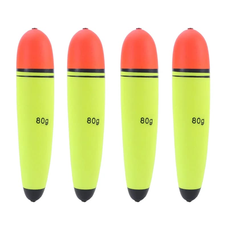 Flotteurs pêche EVA 4 pièces 10g-120g - Boya flottabilité élastique pour rochers et mer