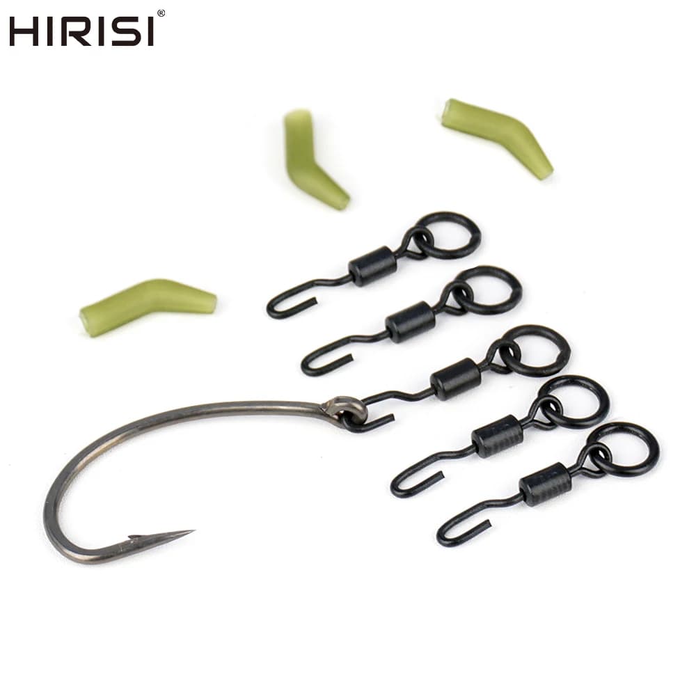 Spinner swivel Ronnie Rig pour carpe - Micro hameçon manchon quick change accessoires pêche