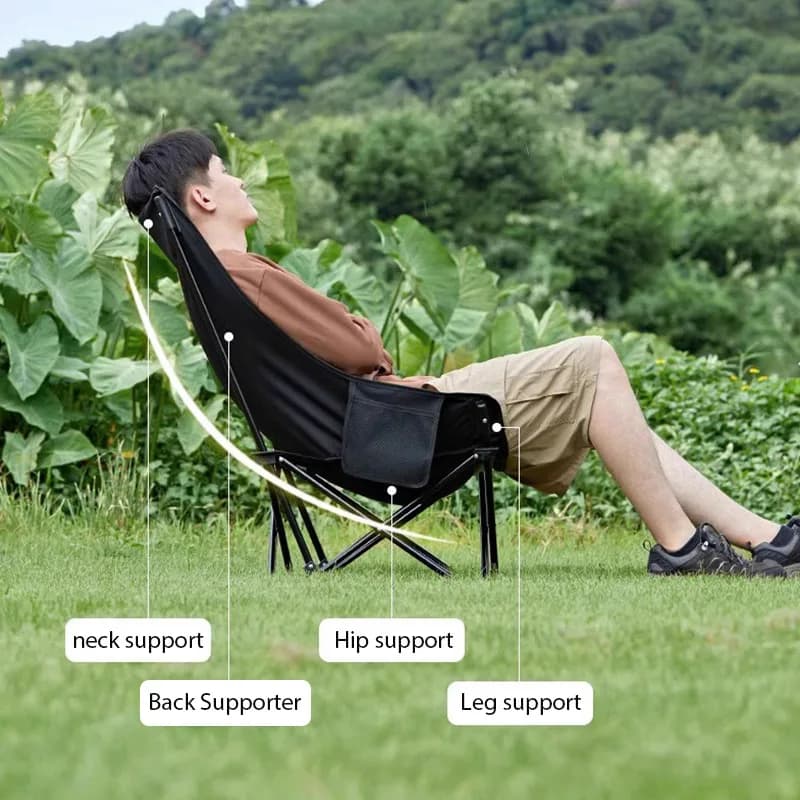 Chaise pliante multifonction pour tourisme plage pêche croquis et pique-nique polyvalente