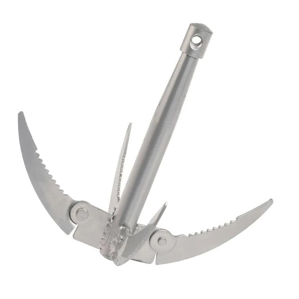 Ancre pliante bateau canoë pêche grappin survie corde robuste accessoire navigation pêcheur plaisance