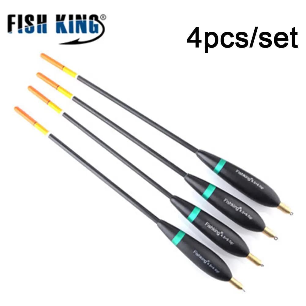 4 flotteurs en bois de paulownia pour carpe - poids queue 8-10g longueur 24-26cm pêche traditionnelle