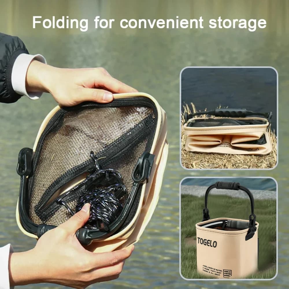 Seau de pêche 8L et 13L - Organisation matériel de pêche - Accessoires et équipement complet