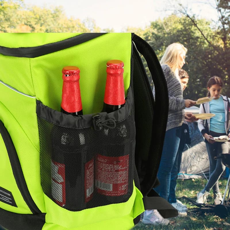 Sac isotherme réfrigéré 30L pour pêche - Sac à dos fraîcheur transport bière glace plage voyage