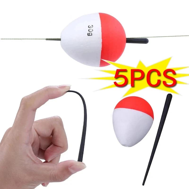 Lot de 5 flotteurs de pêche 8 tailles différentes pour une pêche précise et adaptée