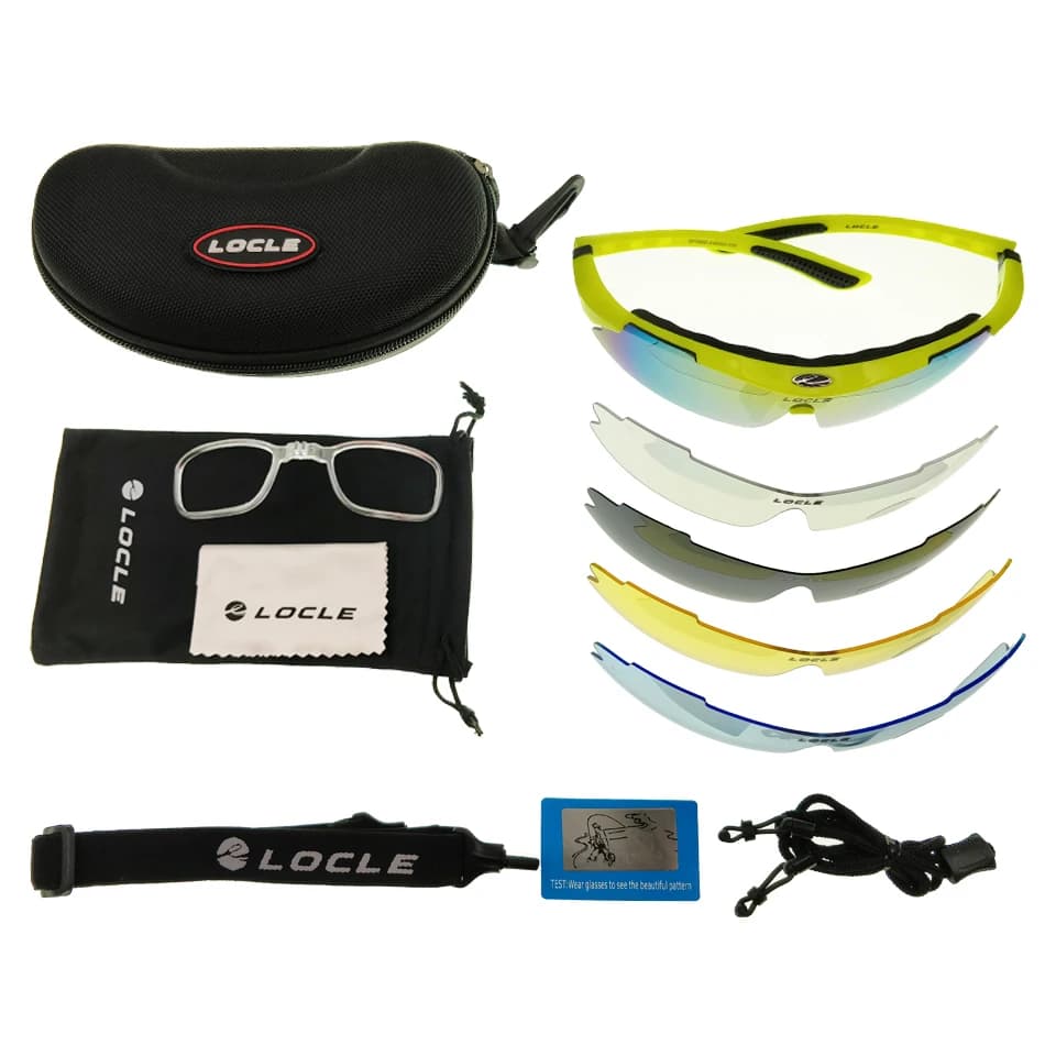Lunettes LOCLE polarisées UV400 - Randonnée, tir, pêche, escalade - Homme, style tactique, sport polyvalent