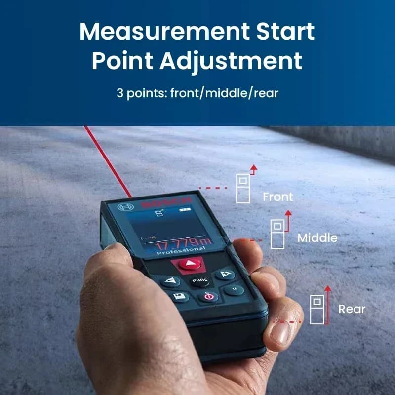 Télémètre laser BOSCH GLM 400 40m écran couleur haute précision pour pêche professionnelle