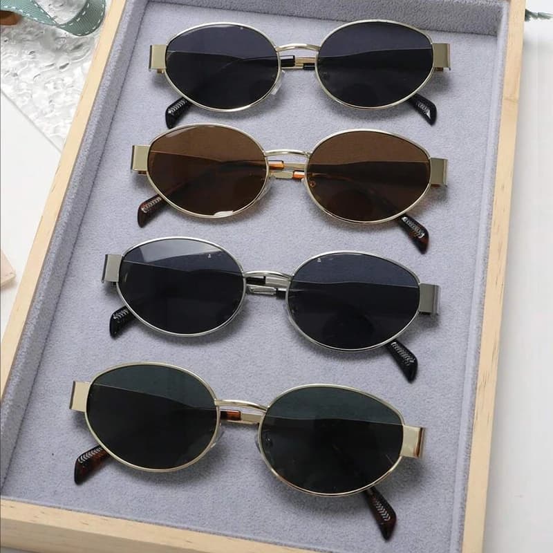 Lot lunettes plage femme forme ovale - Accessoires pêche élégants protection solaire